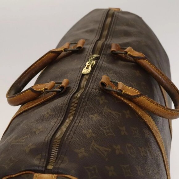 LOUIS VUITTON Monogram Keepall Bandouliere 50 Boston Bag M41416 LV Auth 132553 - Picture 7 of 16